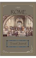 Travel Journal Rome: 6" x 9", travel italy book, lined journal, travel planner, travel notebook, diary, blank book, notebook, 100 pages for writing notes