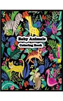 Baby Animals Coloring Book