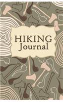 Hiking Journal: Hike Log Book - 50 Hikes - Compact Hiking Notebook (Outdoor Journal - Travelers Notebook - For Boy Scouts or Girl Scouts and Hikers - Tree Rings