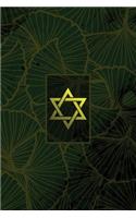 Monogram Judaism Notebook: Blank Journal Diary Memoir Log Logue(45 Luxury Two 150 Lined)
