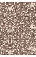 2019 Weekly Planner Light Brown Asian Damask 134 Pages: (Notebook, Diary, Blank Book)(2019 Planners Calendars Organizers Datebooks Appointment Books Agendas)