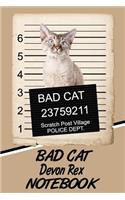 Bad Cat Devon Rex Notebook