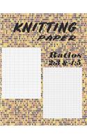 Knitting Paper Ratios 2: 3 & 4:5: Two Ratios Grid & Graph Notebook - Pattern 2