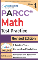 PARCC Test Prep: 4th Grade Math Practice Workbook and Full-length Online Assessments: PARCC Study Guide