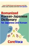 Romanized Korean-Japanese Dictionary for Japanese and Korean