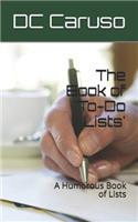 Book of 'to-Do Lists'