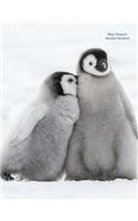 Baby Penguins Unruled Notebook