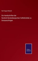 Handschriften der fürstlich-fürstenbergischen Hofbibliothek zu Donaueschingen