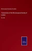 Transactions of the Microscopical Society of London