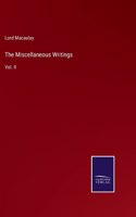 Miscellaneous Writings