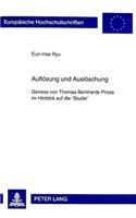 Aufloesung Und Ausloeschung
