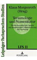 Terminologie Und Nomenklatur