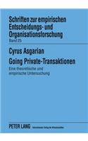 Going Private-Transaktionen