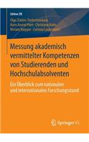 Messung Akademisch Vermittelter Kompetenzen Von Studierenden Und Hochschulabsolventen
