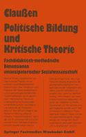 Politische Bildung Und Kritische Theorie