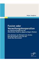 Fusion oder Verwaltungskooperation zur Effizienzsteigerung der öffentlichen Hand zu gegenseitigem Nutzen