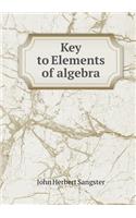 Key to Elements of Algebra