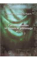 Cornell studies in classical philology №13.