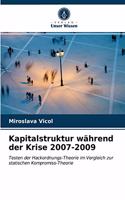 Kapitalstruktur während der Krise 2007-2009