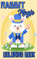 Rabbit magic Coloring Book