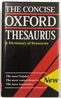 The Concise Oxford Thesaurus (Spanish) Hardcover â€“ 9 November 1995