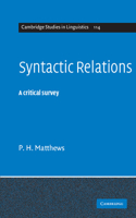 Syntactic Relations