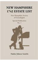 New Hampshire 1742 Estate List