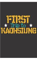 First Trip To Kaohsiung: 6x9 Blank Composition Notebook perfect gift for your Trip to Kaohsiung (Taiwan) for every Traveler