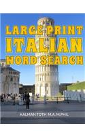 Large Print Italian Word Search