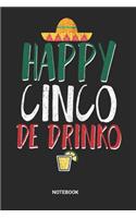 Cinco de Drinko Notebook