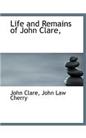 Life and Remains of John Clare,