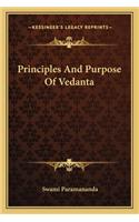 Principles And Purpose Of Vedanta