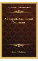 English and Turkish Dictionary