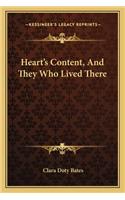 Heart's Content, And They Who Lived There
