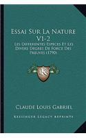 Essai Sur La Nature V1-2