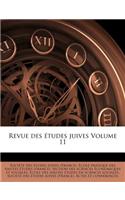 Revue des études juives Volume 11