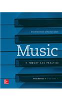 Music in Theory and Practice, Volume 1