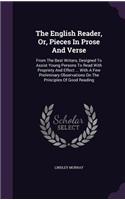 The English Reader, Or, Pieces In Prose And Verse