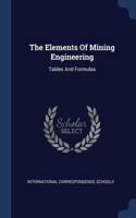 Elements Of Mining Engineering