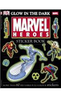 Marvel Heroes Glow in the Dark Sticker Book