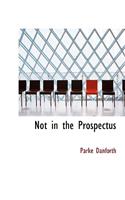Not in the Prospectus: (English)