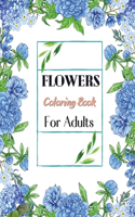 Flowers Coloring Book For Adults
