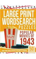 Large Print Wordsearches Puzzles Popular Movies of 1943