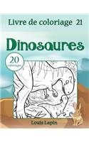 Livre de coloriage dinosaures: 20 coloriages