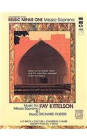 Advanced Mezzo Soprano Solos (Fay Kittelson): Music Minus One Mezzo-Soprano: (English)