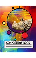 The rhino composition notebook