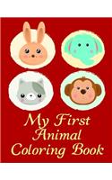 My First Animal Coloring Book