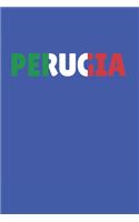 Italia Perugia Notebook: Graph Paper Journal 6x9 - 120 Pages