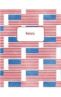 Notes: Lined Notebook Patriotic