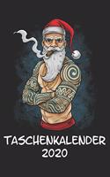 Taschenkalender 2020: Taschenkalender für Sept. 2019 bis Dezember 2020 A5 Terminplaner Wochenplaner Terminkalender Wochenkalender Organizer mit Weihnachtsmann Weihnachten